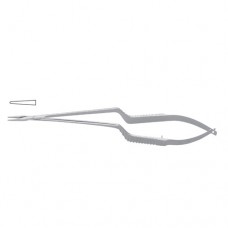 Micro Needle Holder Straight - Bayonet Shaped - Smooth Jaws Stainless Steel, 23 cm - 9"